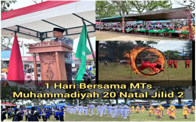 GEBYAR 1 Hari Bersama Muhammadiyah 20 Natal Jilid II Tampilkan  Seni Budaya dan Bakat Siswa